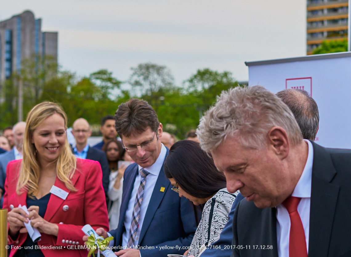 11. Mai 2017 - Grundsteinlegung für die LOGE und dem Kulturquadrat in Neuperlach